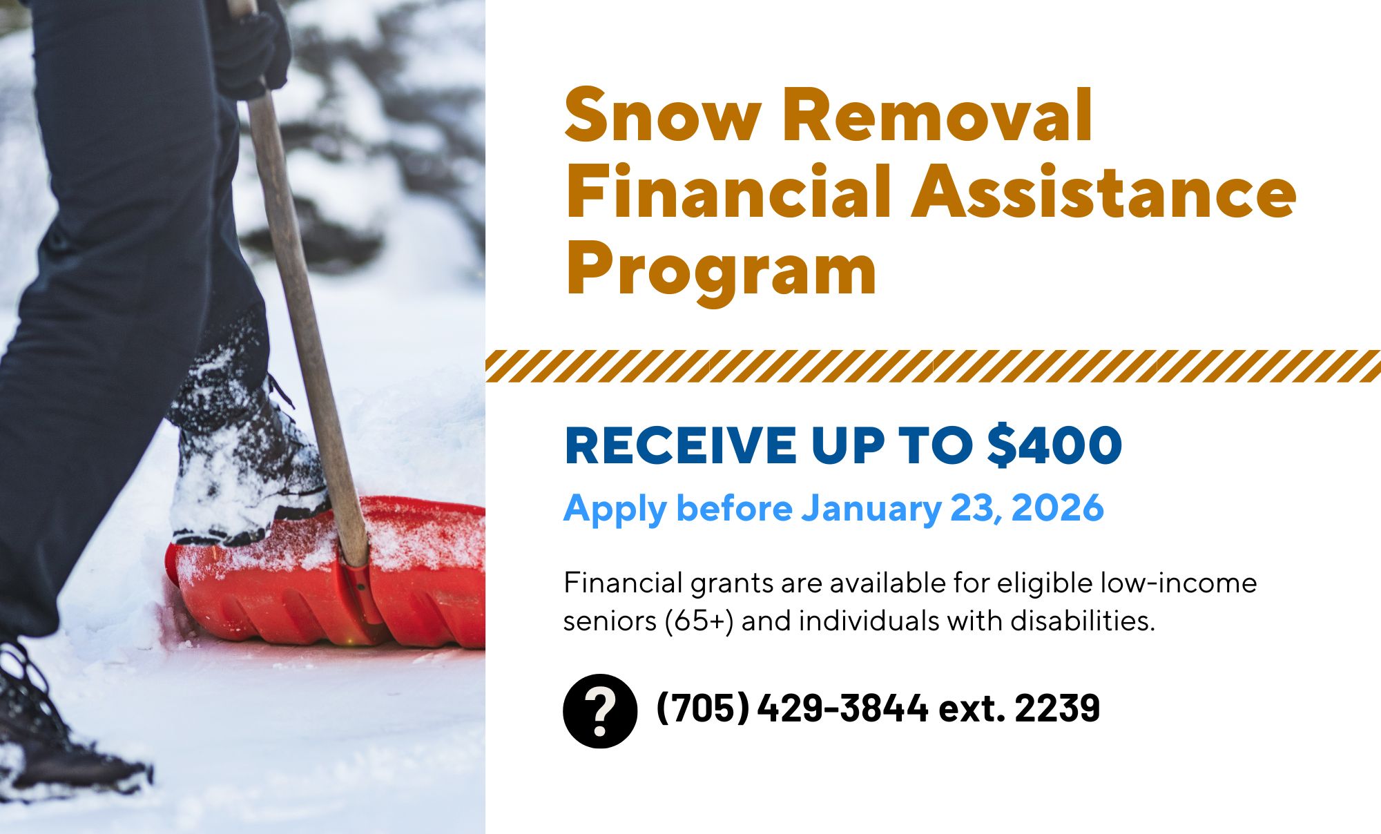 Snow Removal Financial Assistance Program